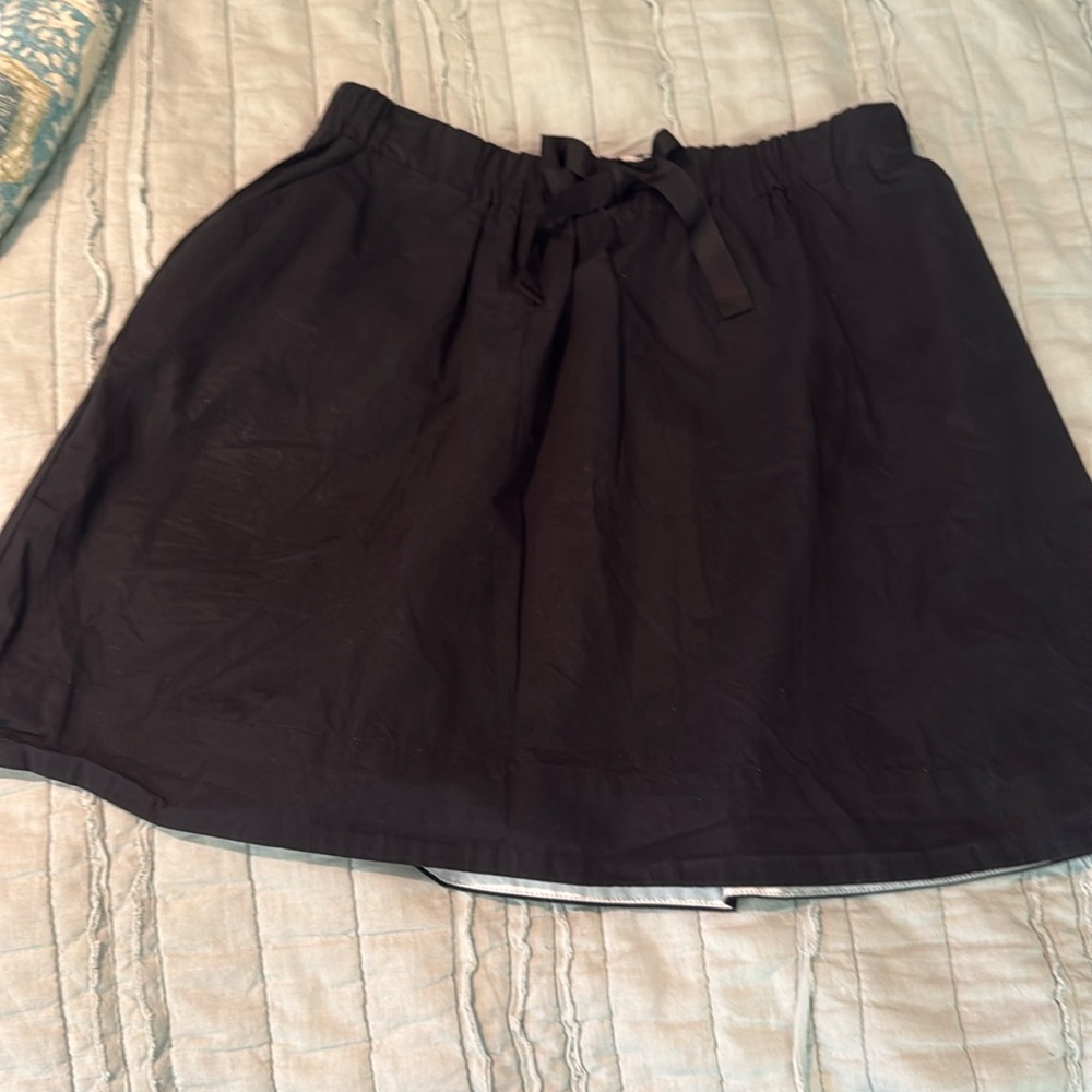 Vineyard Vines 100% Cotton A-line Elastic Tie Mini Skirt